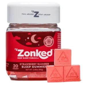 Zzzonked Strawberry Slumber Gummies (20pk 100mg)